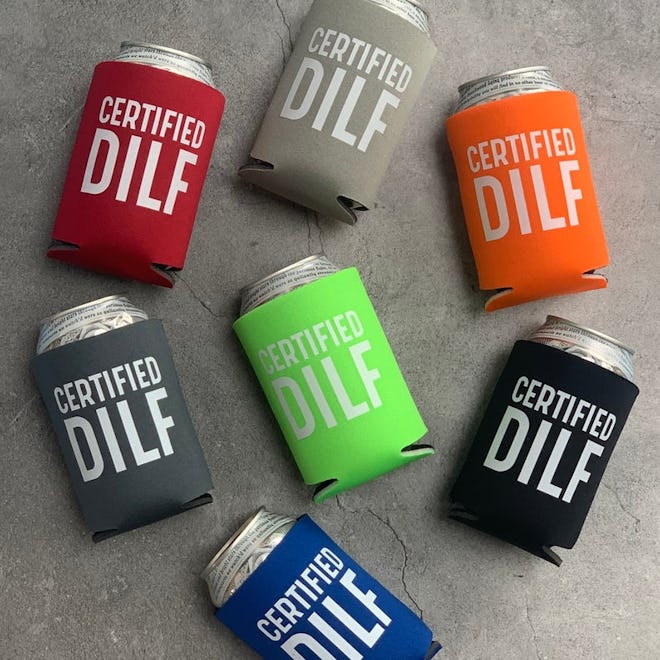 Certified DILF Can Cooler