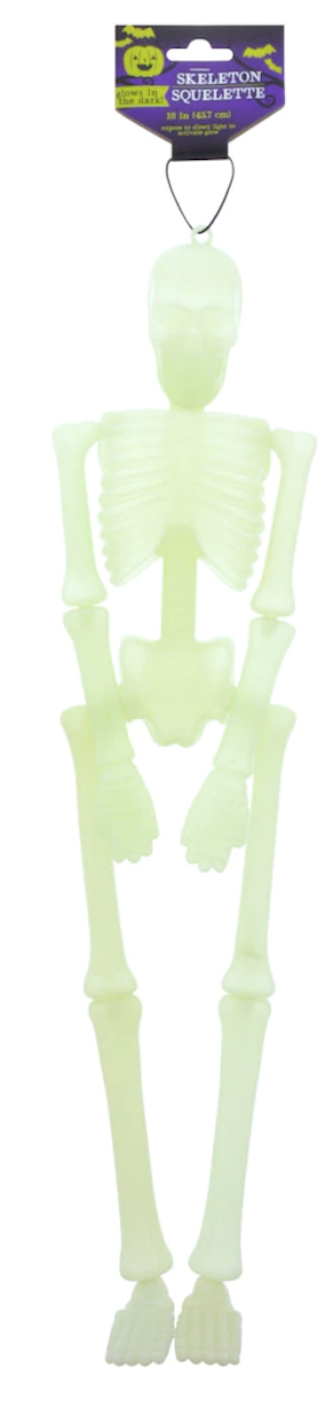 buy this glow in the dark skeleton at dollar tree for halloween