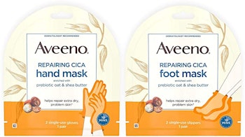 Aveeno Repairing CICA Foot Mask & Hand Mask