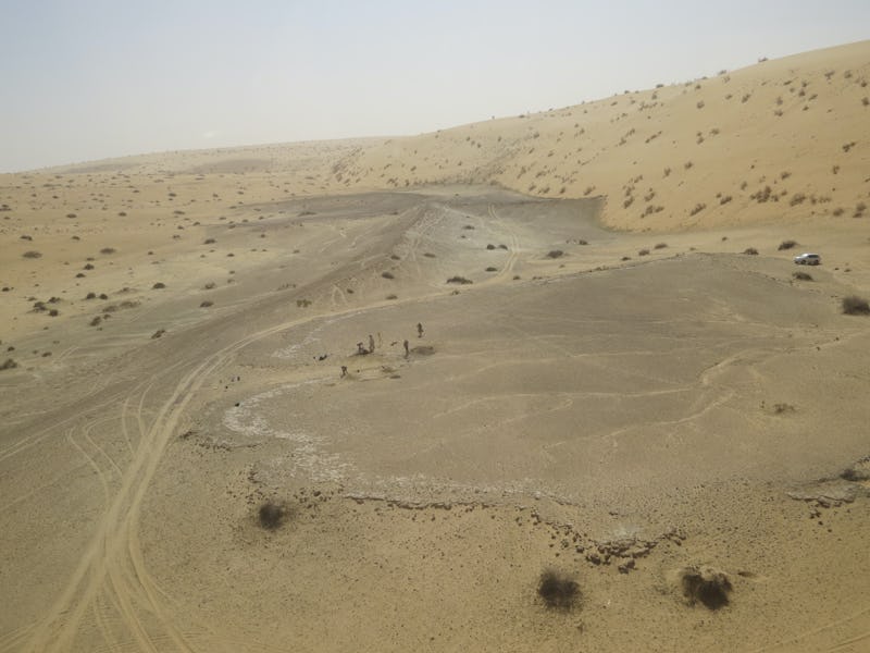 The KAM 4 site in the Nefud Desert in Saudi Arabia
