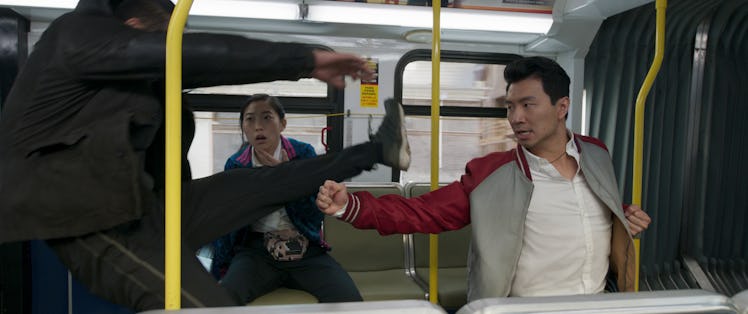 Simu Liu and Awkwafina in 'Shang-Chi and the Legend of the Ten Rings'