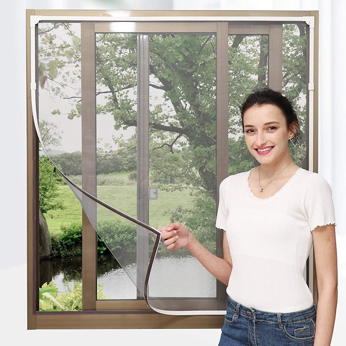 NeatiEase DIY Magnetic Window Screen 