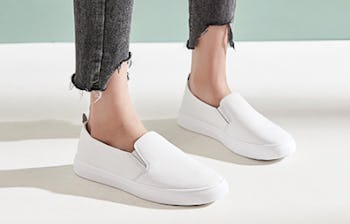 hash bubbie PU Leather Slip On Shoes