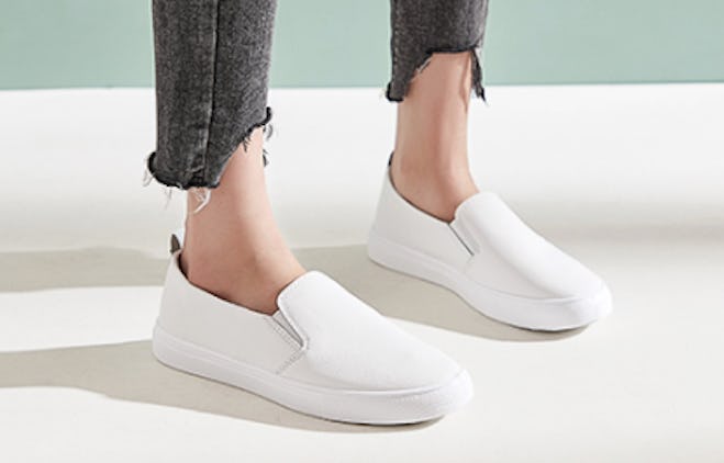 hash bubbie PU Leather Slip On Shoes
