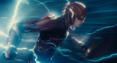 The Flash running in Justice League