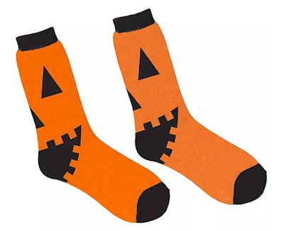 Jack-O-Lantern Crew Socks