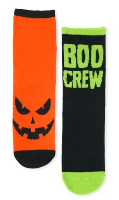 Unisex Baby And Toddler Glow In The Dark Spooky Squad Crew Socks 3