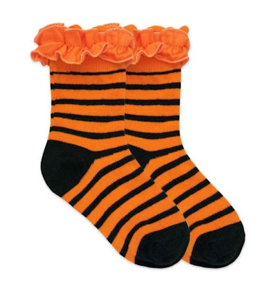 Girl's Ruffle Halloween Socks