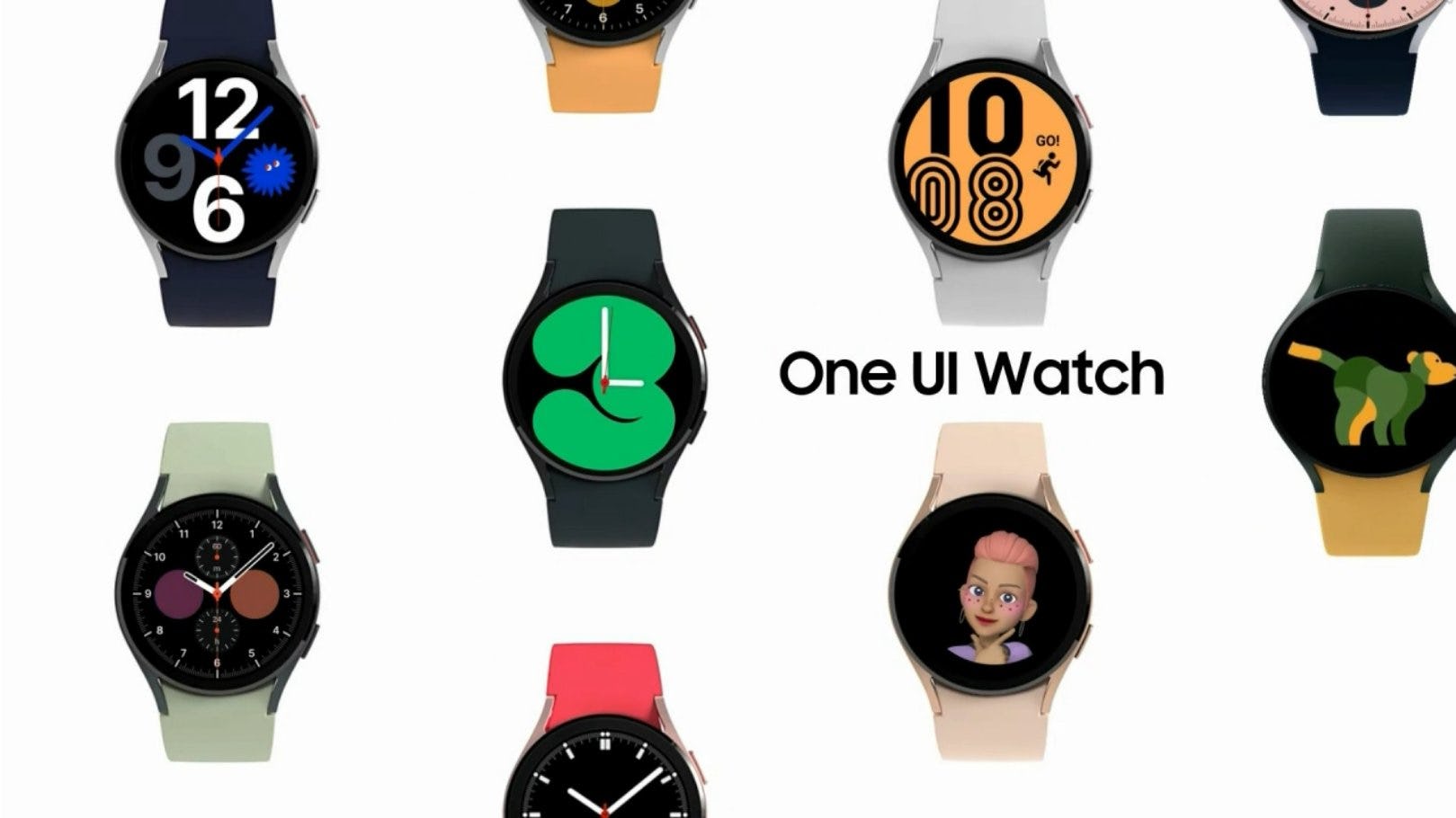 Promotional image of Samsung's One UI Watch interface