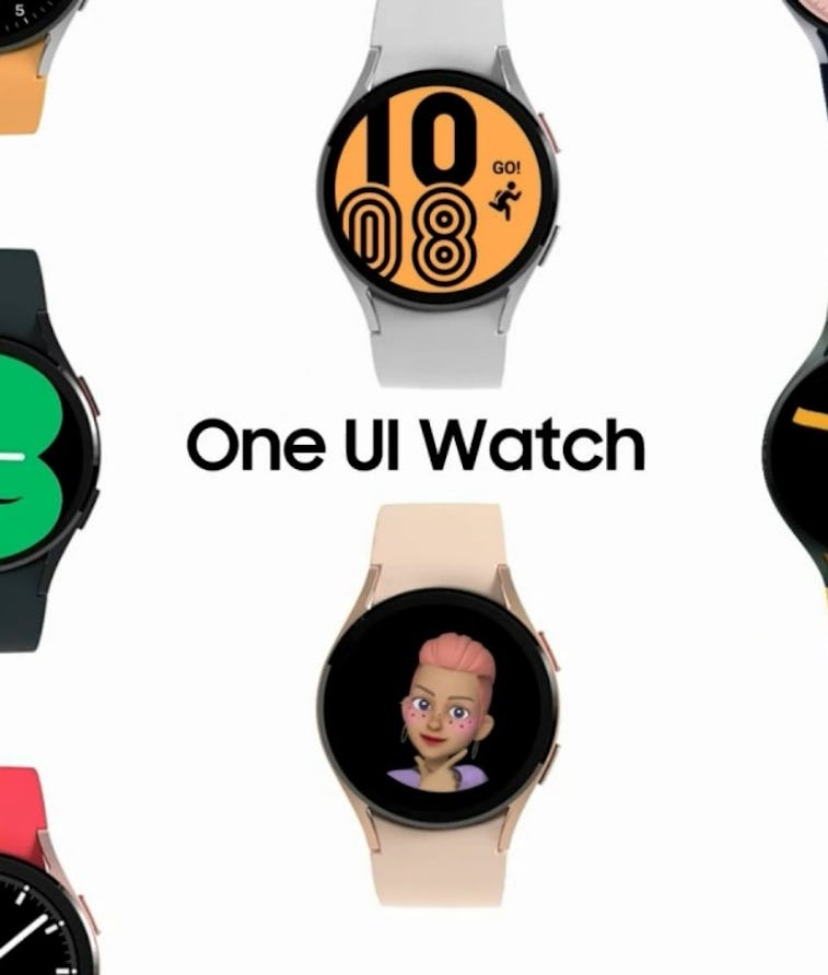 Promotional image of Samsung's One UI Watch interface