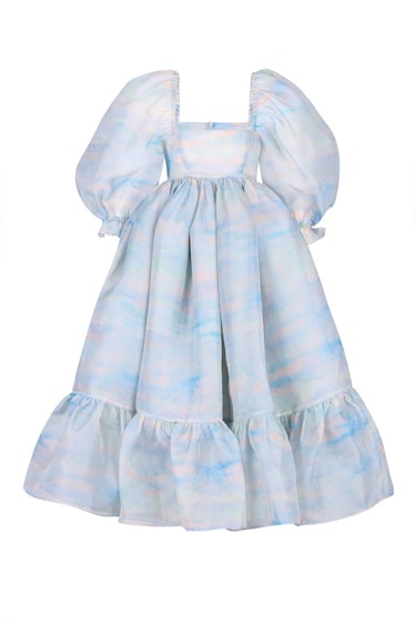 The Renoir Sky French Puff Dress