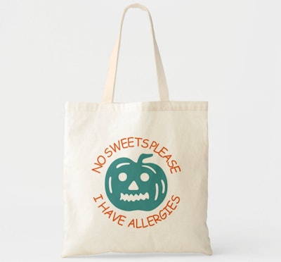 No Sweets Please Halloween Treat Bag