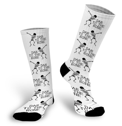 Halloween Socks — Dab, Bone, Skeleton