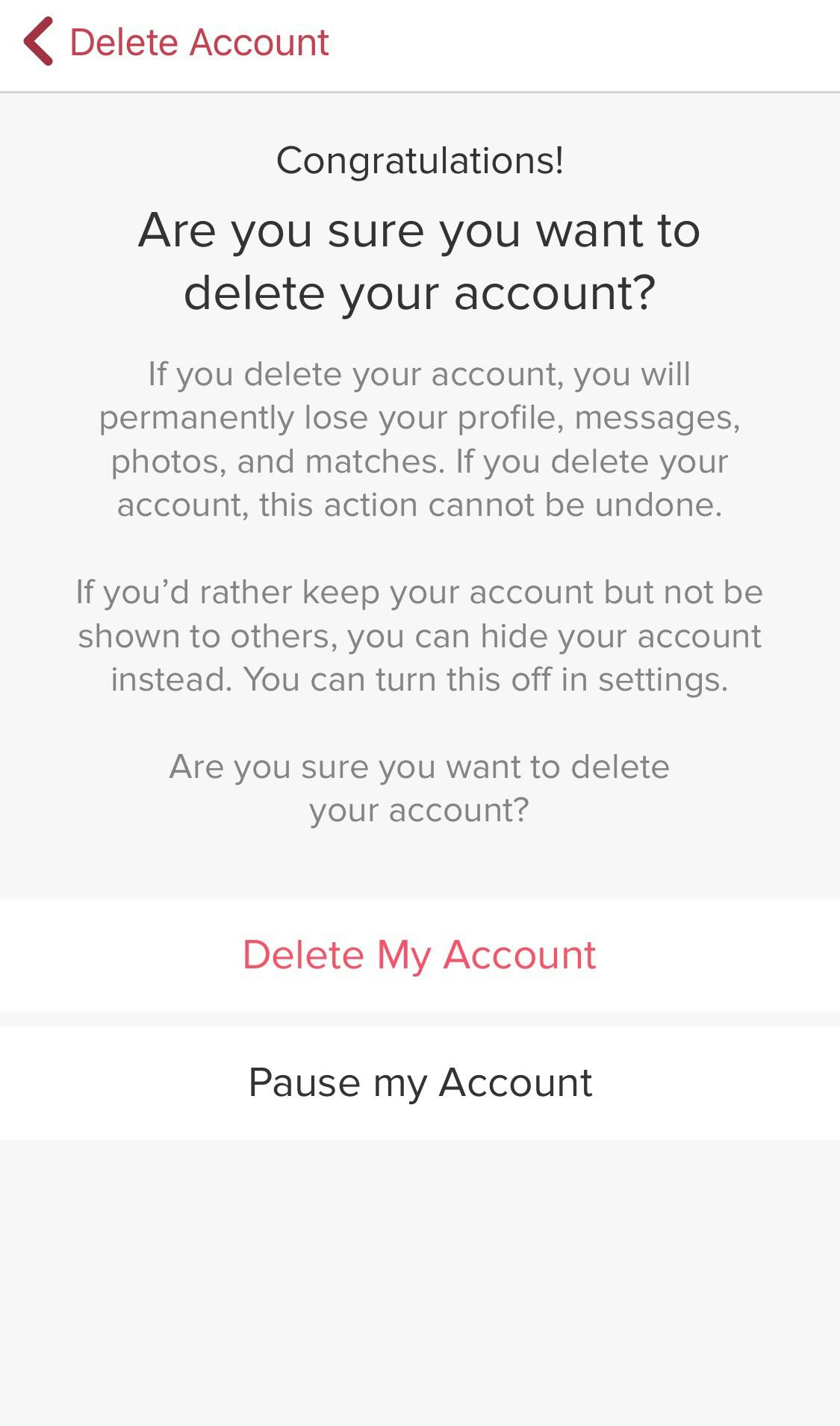 How To Delete Your Tinder Account (& Pause Or Hide It)