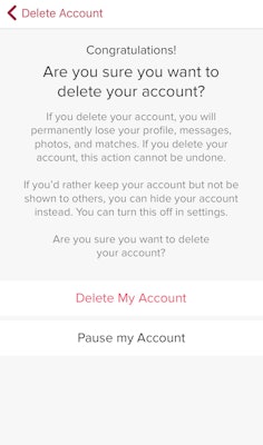 How to Delete Your Tinder Account