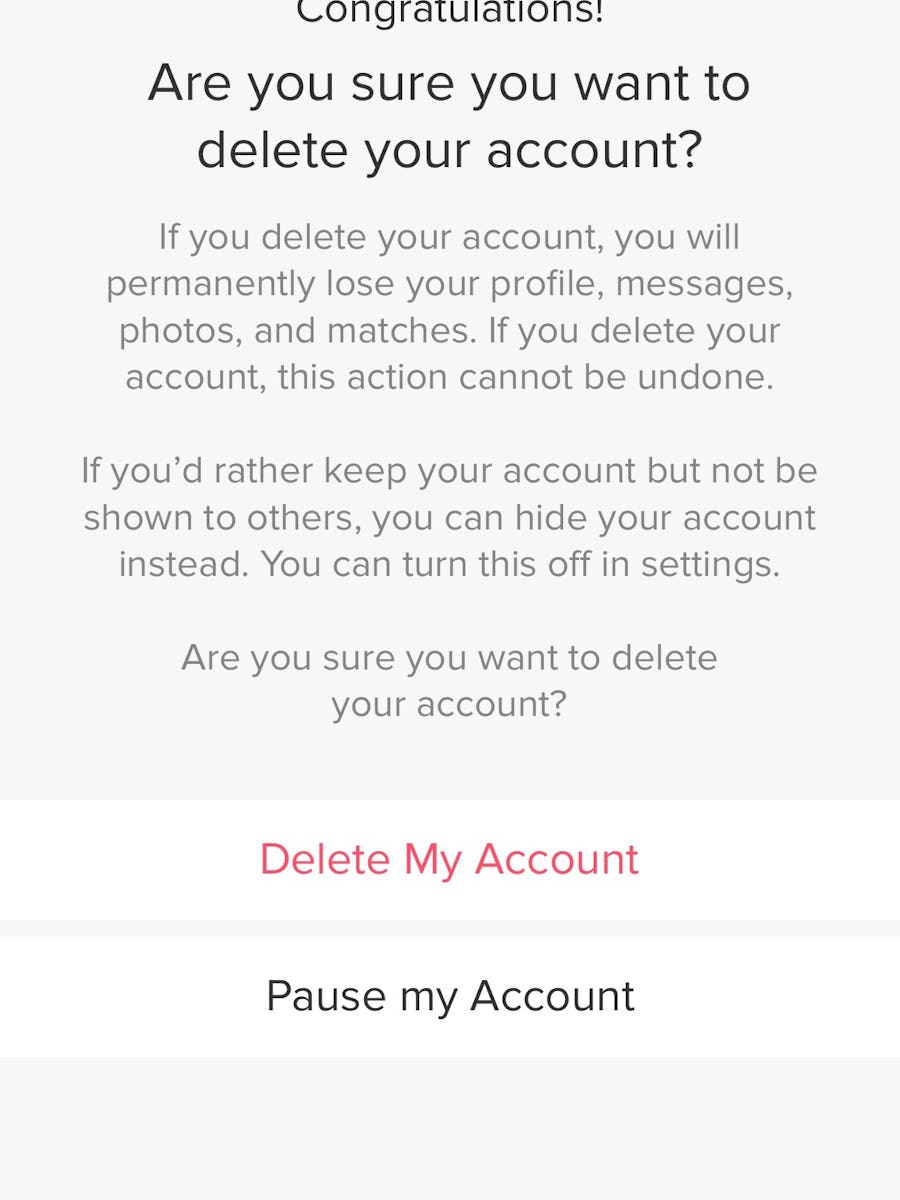 How To Delete Your Tinder Account (& Pause Or Hide It)