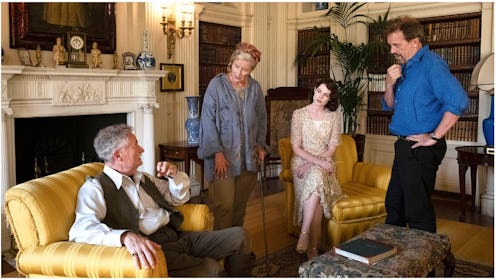 the stars of Why didn't they ask evans? Jim Broadbent, Emma Thomson, Lucy Boynton and Hugh Laurie ga...