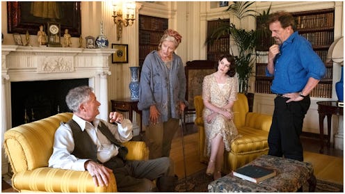 the stars of Why didn't they ask evans? Jim Broadbent, Emma Thomson, Lucy Boynton and Hugh Laurie ga...
