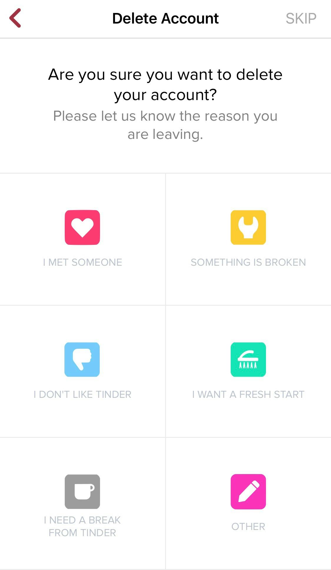 How To Delete Your Tinder Account (& Pause Or Hide It)