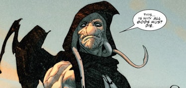 Gorr the God Butcher making his mission known in King Thor Vol. 1 #1