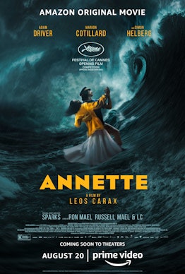 The official Amazon Studios poster for 'Annette'