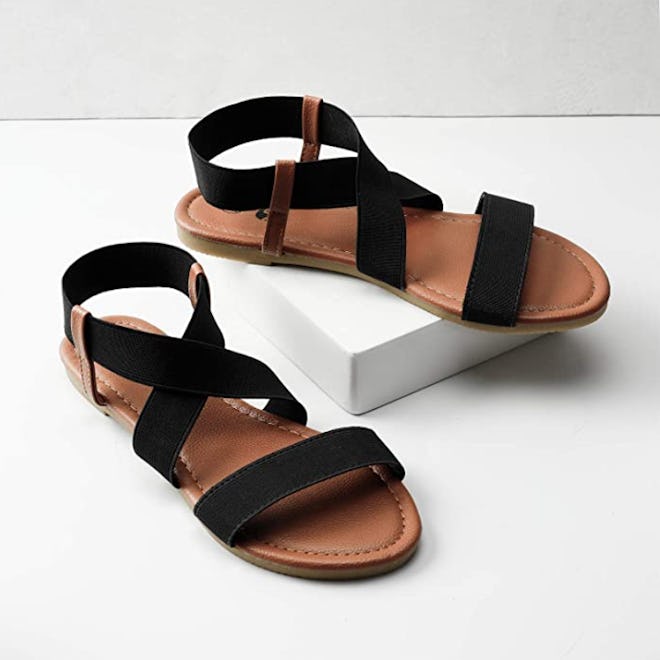 Rekayla Flat Elastic Sandals