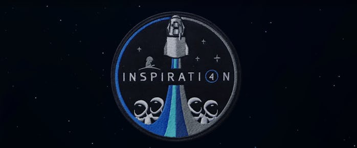 SpaceX Inspiration4 crew patch screenshot