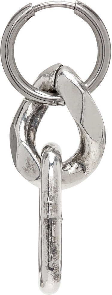 Silver Davis Earring from Martine Ali, available to shop on SSENSE.