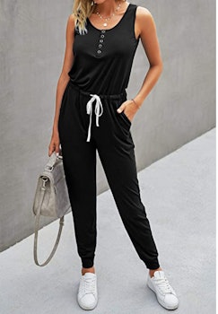 PRETTYGARDEN Casual Stretchy Jumpsuit