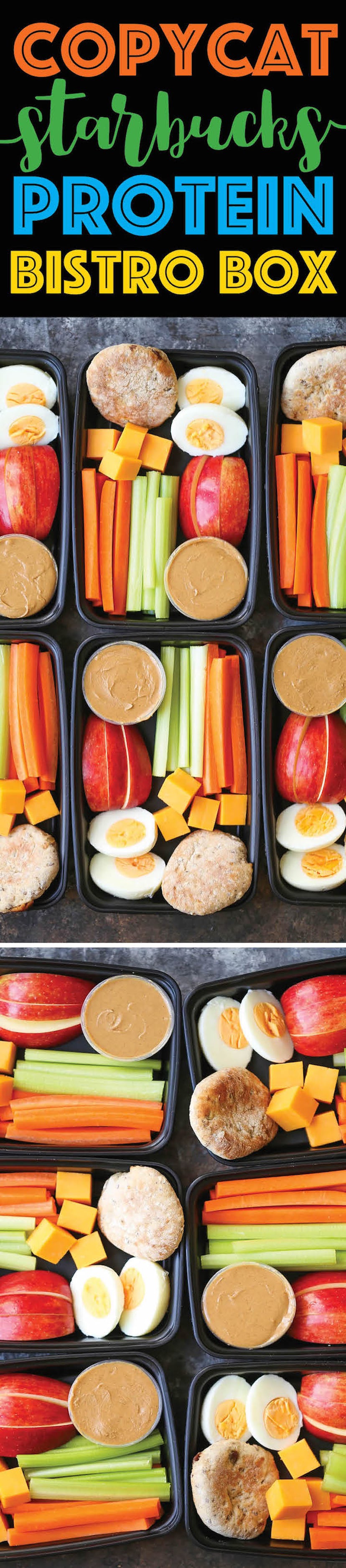 toddler lunch box: copycat Starbucks protein box