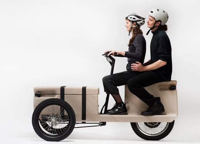 Austrian design firm EOOS has created an electric tricycle that aims to be truly zero-emissions.