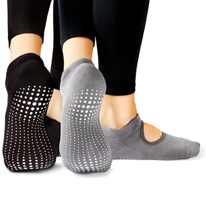 LA Active Nonslip Socks (2 Pairs) 
