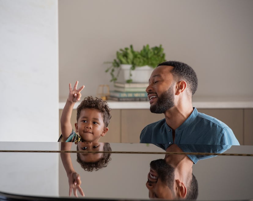 John Legend recommends parents take a preloaded iPad for their kids.