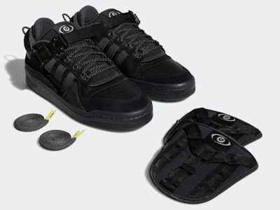 Adidas x Bad Bunny "Core Black" Forum Low sneaker