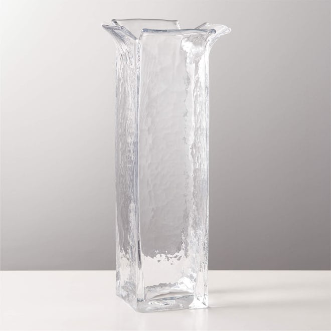 Flare Clear Glass Vase