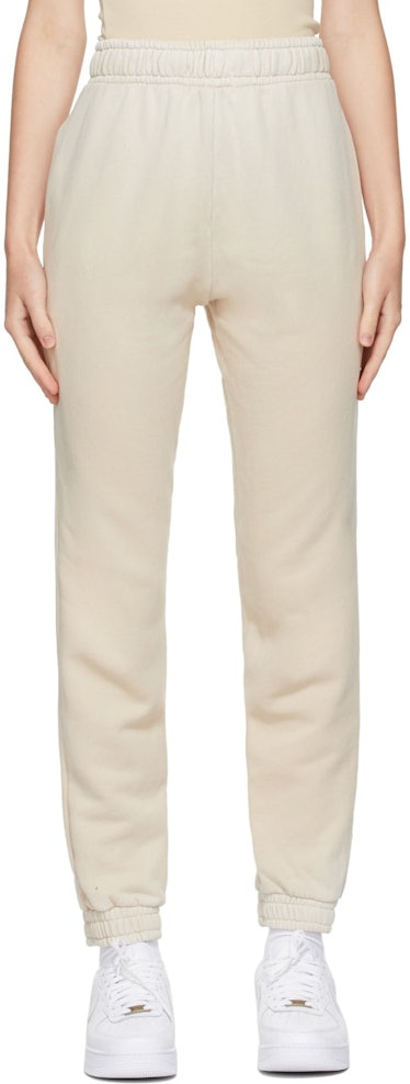 Beige Brooklyn Lounge Pants from COTTON CITIZEN, available to shop on SSENSE.