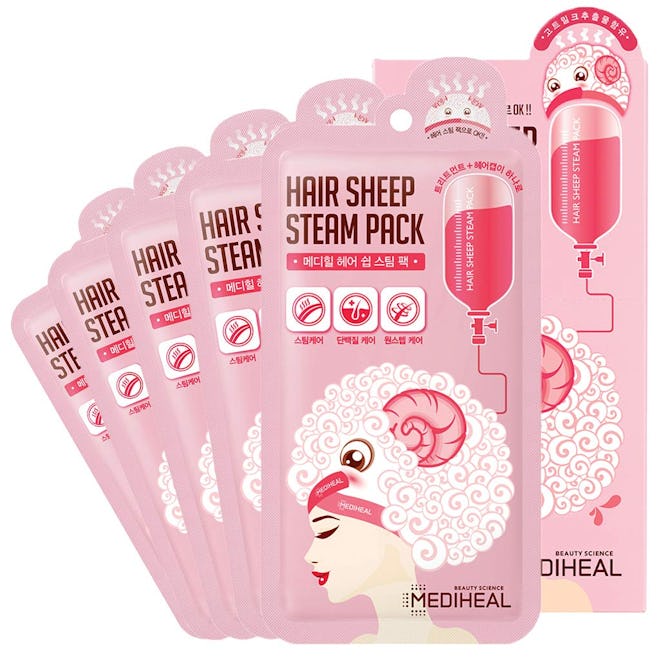 MEDIHEAL Hair Sheep Steam Pack (5 Sheets)