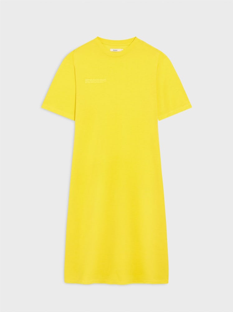FRUTFIBER™ Maxi T-Shirt Dress in Yellow from PANGAIA.