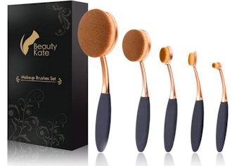 Beauty Kate Oval Makeup Brushes (Set of 5)