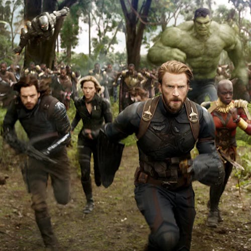 The Avengers run into a fight in 'Avengers: Endgame.'