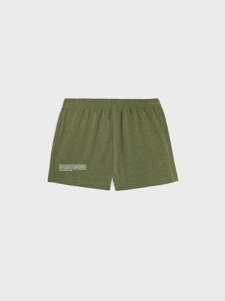PLNTFIBER™ Shorts in Rosemary Green from PANGAIA.