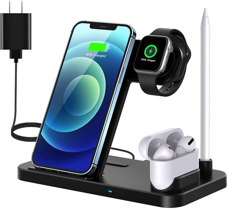 QI-EU 4 in-1 Wireless Charging Station