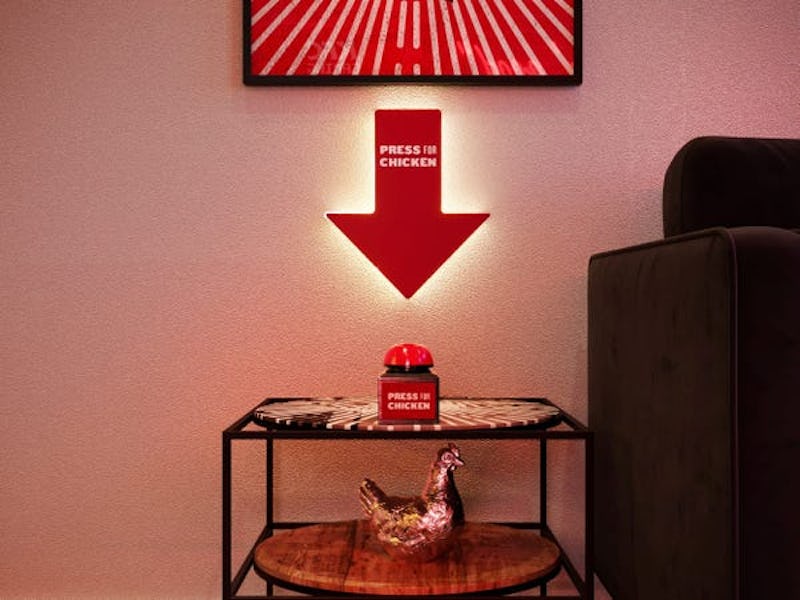 KFC is opening a fried chicken themed pop-up hotel in London.