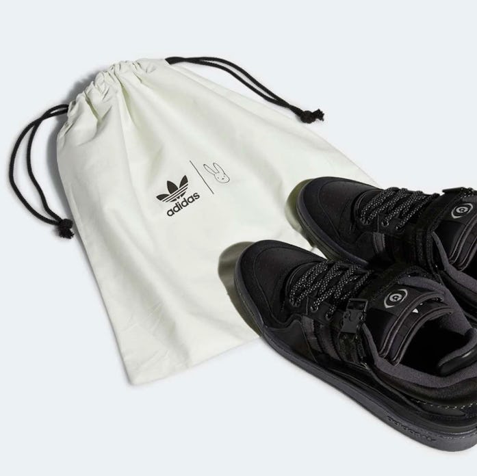 Adidas x Bad Bunny "Core Black" Forum Low sneaker