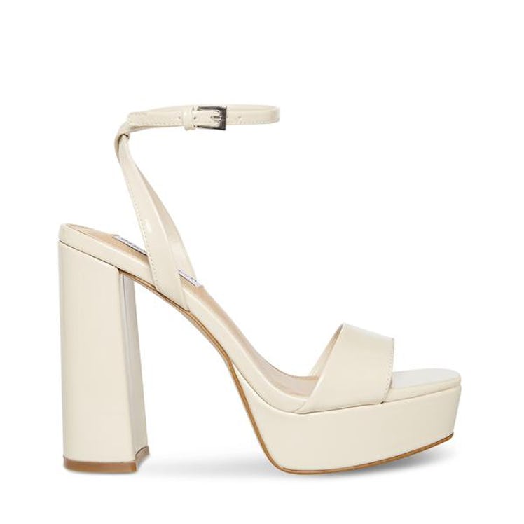 Steve Madden Lessa Bone Patent Platforms