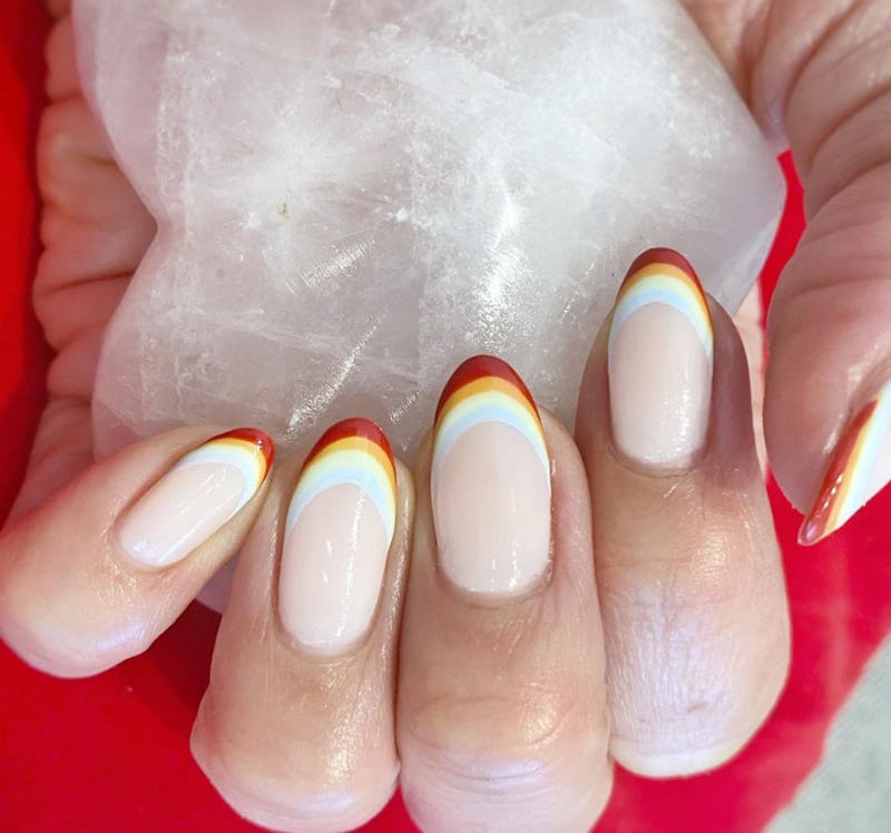Tiktok S French Manicure Trick Is Perfect For Nail Art Newbies Tiktok S French Manicure Trick Is Perfect For Nail Art Newbies