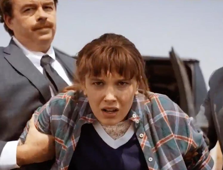 Millie Bobby Brown on Stranger Things as Eleven