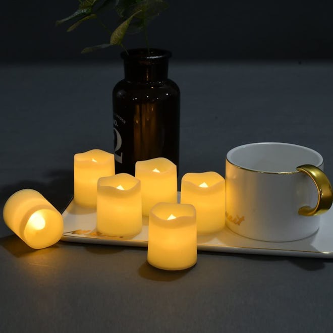 SHYMERY Flameless Votive Candles (24-Pack)