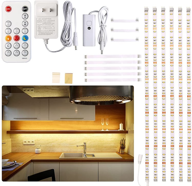 WOBANE Under Cabinet Lighting Kit