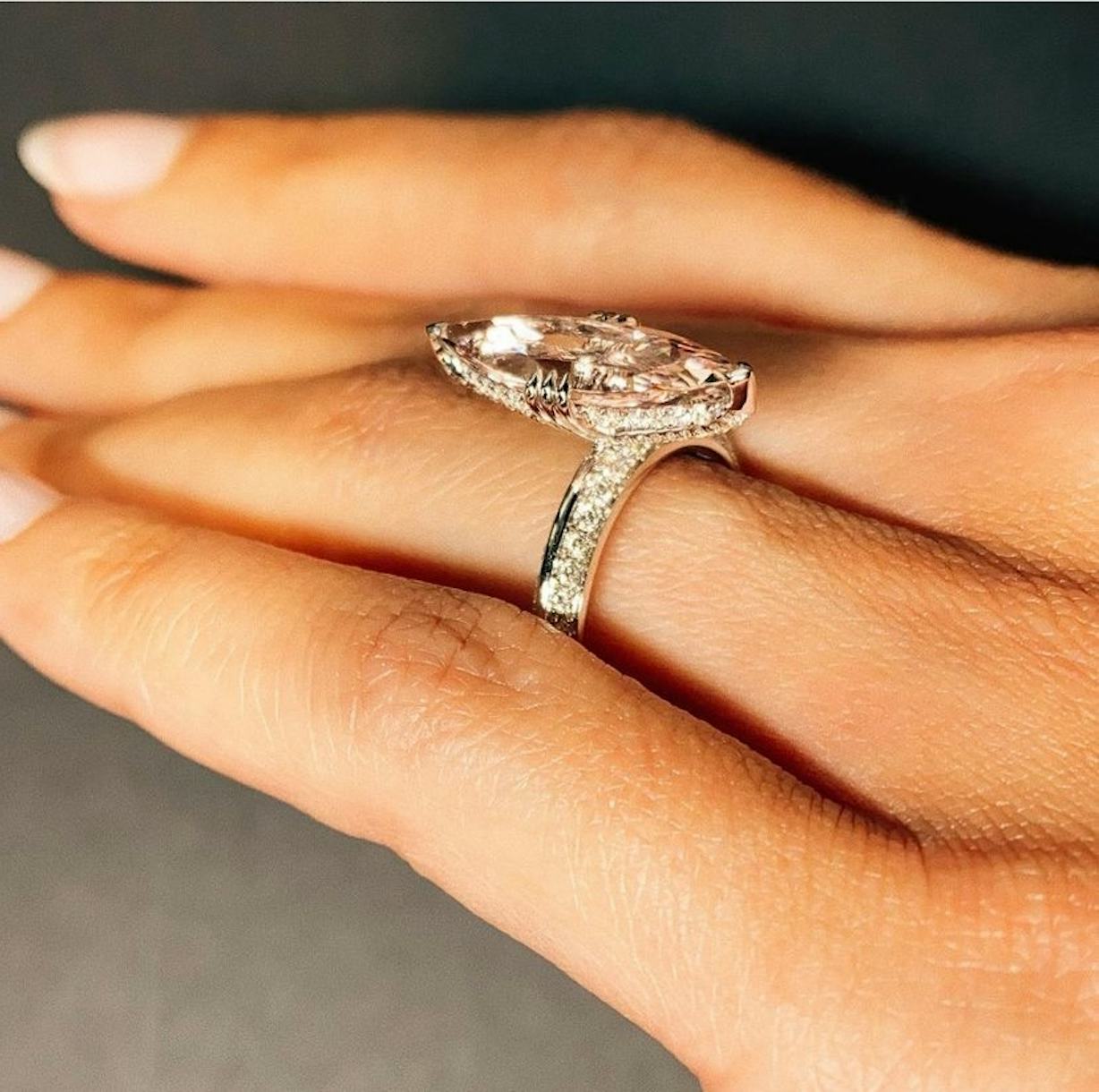 12 Hidden Halo Engagement Rings That Provide A Subtle Sparkle